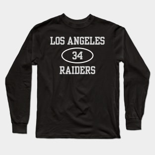 LA RAIDERS BO JACKSON #34 Long Sleeve T-Shirt